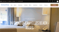 Desktop Screenshot of hotelcanyelles.com