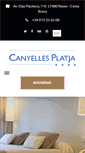Mobile Screenshot of hotelcanyelles.com